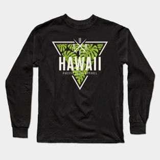 Hawaii surf design, print, typography Long Sleeve T-Shirt